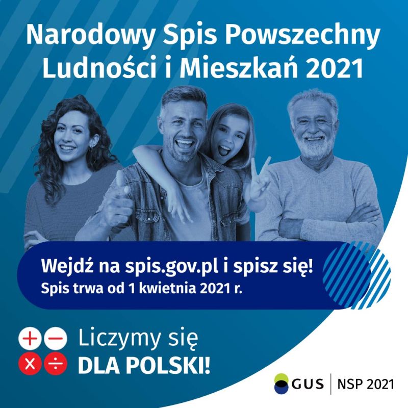 plakat narodowy spis powrzechny