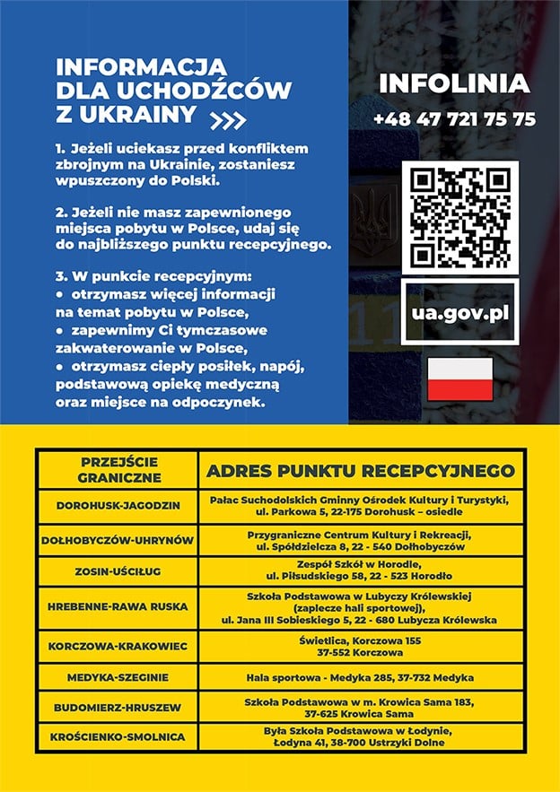 ważna informacje dla obywateli Ukrainy