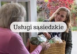 plakat usługi sąsiedzkie