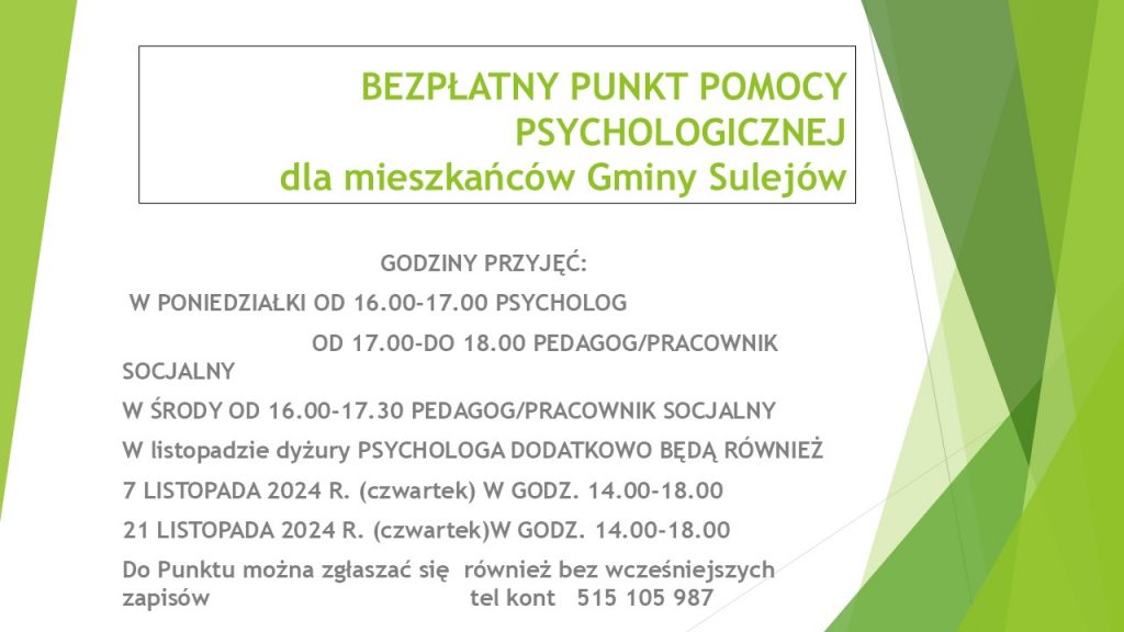 plakat o pomocy psychologicznej
