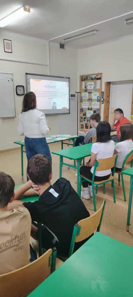 zdjęcie z zajęć w szkole