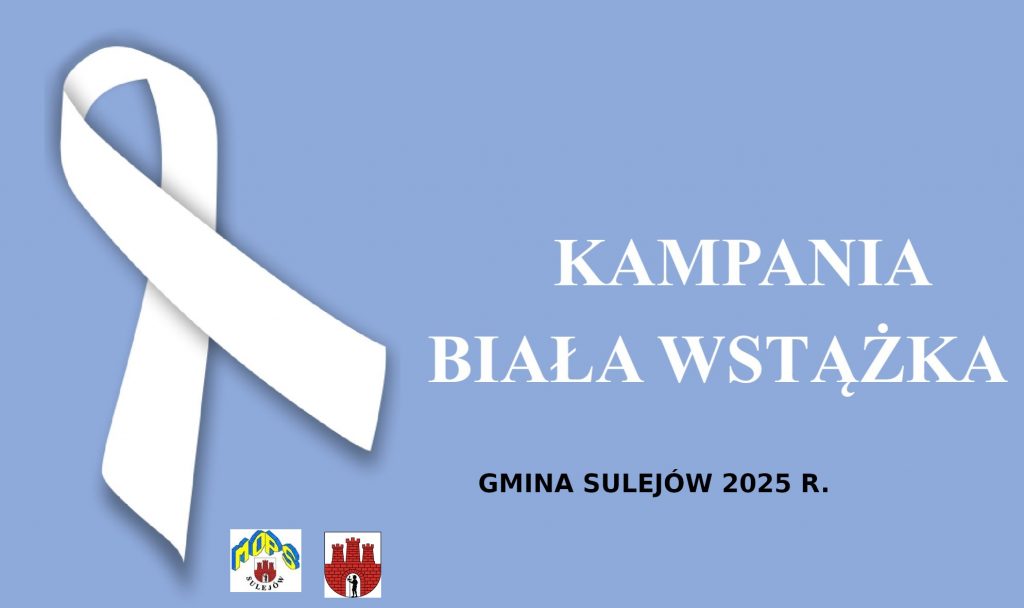 plakat kampania biała wstążka