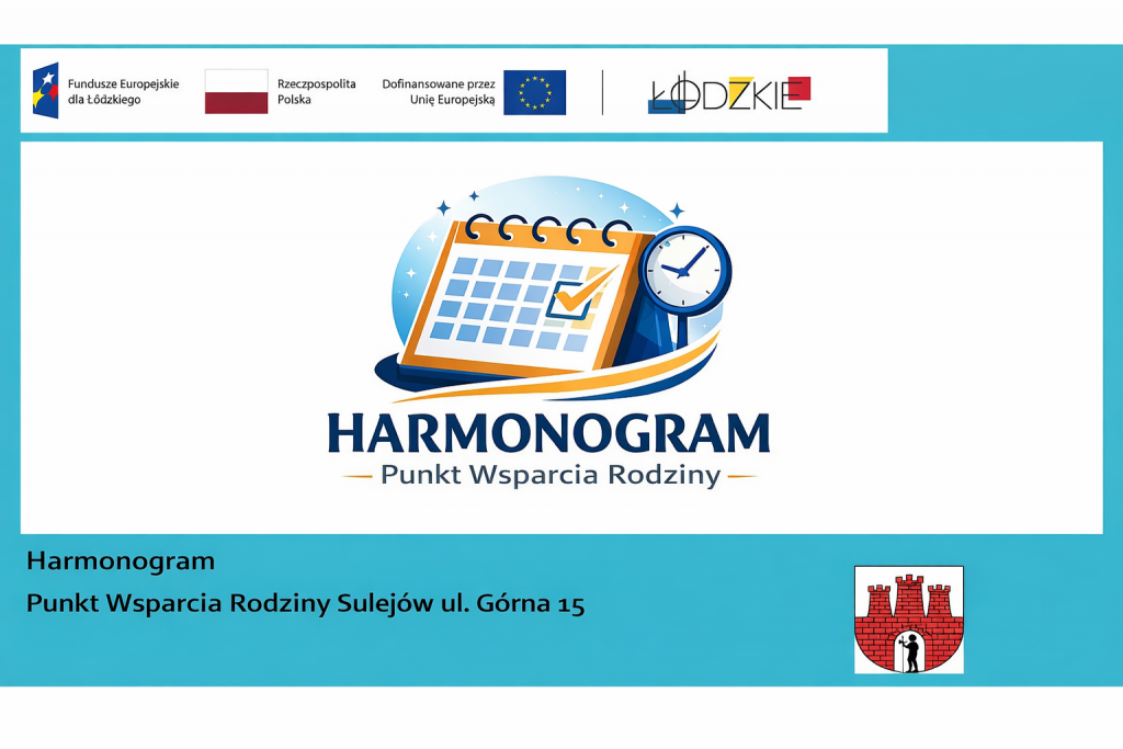 Harmonogram Punktu Wsparcia Rodziny plakat