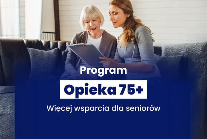 plakat opieka 75+