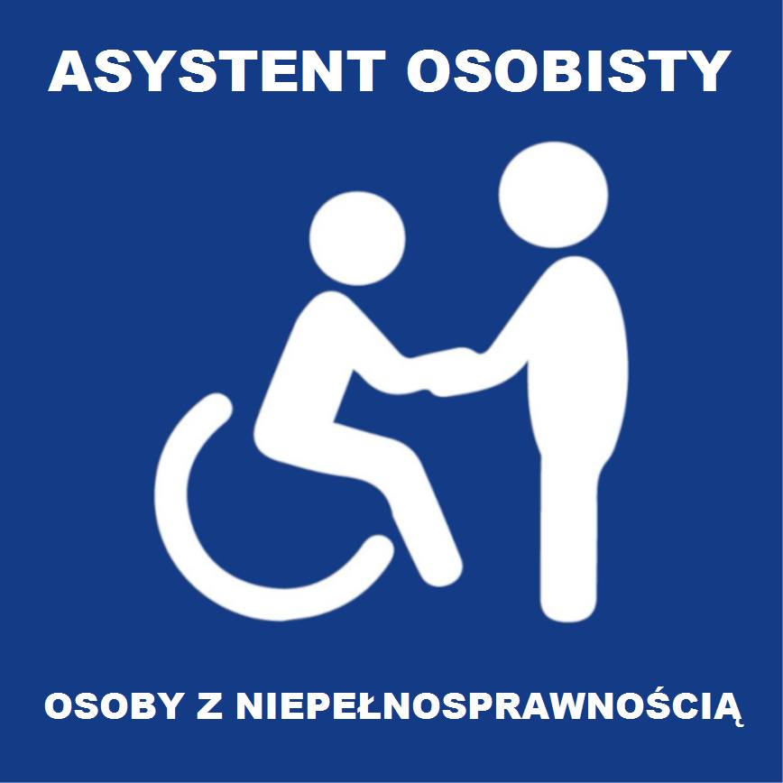 znak asystent osobisty osoby z niepełnosprawnością